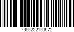 Código de barras (EAN, GTIN, SKU, ISBN): '7898232180972'