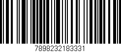 Código de barras (EAN, GTIN, SKU, ISBN): '7898232183331'