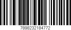 Código de barras (EAN, GTIN, SKU, ISBN): '7898232184772'