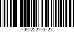 Código de barras (EAN, GTIN, SKU, ISBN): '7898232186721'