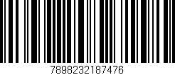 Código de barras (EAN, GTIN, SKU, ISBN): '7898232187476'