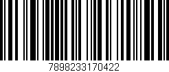 Código de barras (EAN, GTIN, SKU, ISBN): '7898233170422'