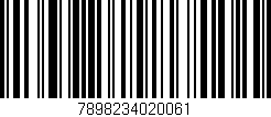 Código de barras (EAN, GTIN, SKU, ISBN): '7898234020061'