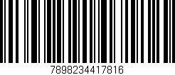 Código de barras (EAN, GTIN, SKU, ISBN): '7898234417816'