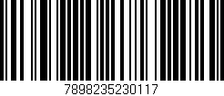 Código de barras (EAN, GTIN, SKU, ISBN): '7898235230117'