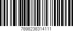 Código de barras (EAN, GTIN, SKU, ISBN): '7898238314111'