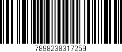 Código de barras (EAN, GTIN, SKU, ISBN): '7898238317259'
