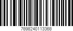 Código de barras (EAN, GTIN, SKU, ISBN): '7898240113368'