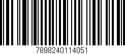 Código de barras (EAN, GTIN, SKU, ISBN): '7898240114051'