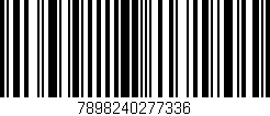 Código de barras (EAN, GTIN, SKU, ISBN): '7898240277336'