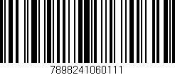 Código de barras (EAN, GTIN, SKU, ISBN): '7898241060111'