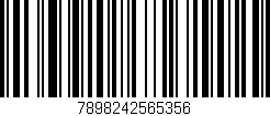 Código de barras (EAN, GTIN, SKU, ISBN): '7898242565356'