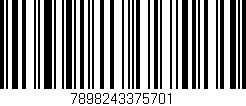 Código de barras (EAN, GTIN, SKU, ISBN): '7898243375701'