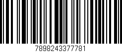 Código de barras (EAN, GTIN, SKU, ISBN): '7898243377781'