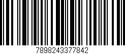 Código de barras (EAN, GTIN, SKU, ISBN): '7898243377842'