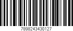 Código de barras (EAN, GTIN, SKU, ISBN): '7898243430127'