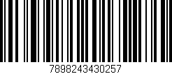 Código de barras (EAN, GTIN, SKU, ISBN): '7898243430257'