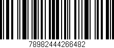 Código de barras (EAN, GTIN, SKU, ISBN): '78982444266482'