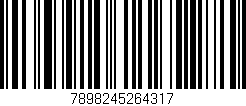 Código de barras (EAN, GTIN, SKU, ISBN): '7898245264317'