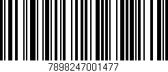 Código de barras (EAN, GTIN, SKU, ISBN): '7898247001477'