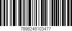 Código de barras (EAN, GTIN, SKU, ISBN): '7898248103477'