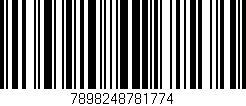 Código de barras (EAN, GTIN, SKU, ISBN): '7898248781774'