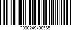 Código de barras (EAN, GTIN, SKU, ISBN): '7898249430565'