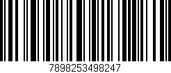 Código de barras (EAN, GTIN, SKU, ISBN): '7898253498247'