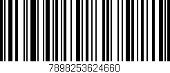 Código de barras (EAN, GTIN, SKU, ISBN): '7898253624660'