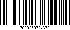 Código de barras (EAN, GTIN, SKU, ISBN): '7898253624677'