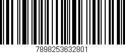 Código de barras (EAN, GTIN, SKU, ISBN): '7898253632801'