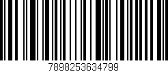 Código de barras (EAN, GTIN, SKU, ISBN): '7898253634799'