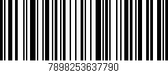Código de barras (EAN, GTIN, SKU, ISBN): '7898253637790'