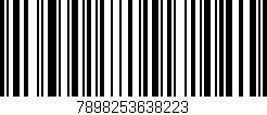 Código de barras (EAN, GTIN, SKU, ISBN): '7898253638223'