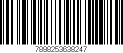 Código de barras (EAN, GTIN, SKU, ISBN): '7898253638247'