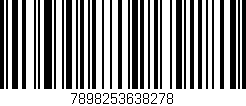 Código de barras (EAN, GTIN, SKU, ISBN): '7898253638278'
