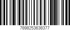 Código de barras (EAN, GTIN, SKU, ISBN): '7898253638377'