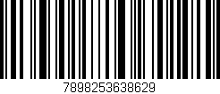 Código de barras (EAN, GTIN, SKU, ISBN): '7898253638629'