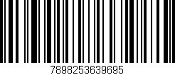 Código de barras (EAN, GTIN, SKU, ISBN): '7898253639695'