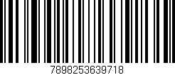 Código de barras (EAN, GTIN, SKU, ISBN): '7898253639718'