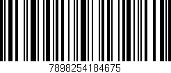 Código de barras (EAN, GTIN, SKU, ISBN): '7898254184675'