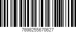 Código de barras (EAN, GTIN, SKU, ISBN): '7898255670627'
