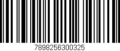 Código de barras (EAN, GTIN, SKU, ISBN): '7898256300325'