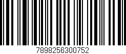 Código de barras (EAN, GTIN, SKU, ISBN): '7898256300752'