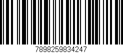 Código de barras (EAN, GTIN, SKU, ISBN): '7898259834247'