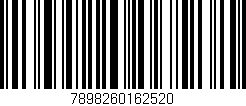 Código de barras (EAN, GTIN, SKU, ISBN): '7898260162520'
