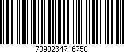 Código de barras (EAN, GTIN, SKU, ISBN): '7898264716750'