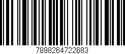 Código de barras (EAN, GTIN, SKU, ISBN): '7898264722683'