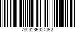 Código de barras (EAN, GTIN, SKU, ISBN): '7898265334052'