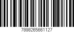 Código de barras (EAN, GTIN, SKU, ISBN): '7898265661127'